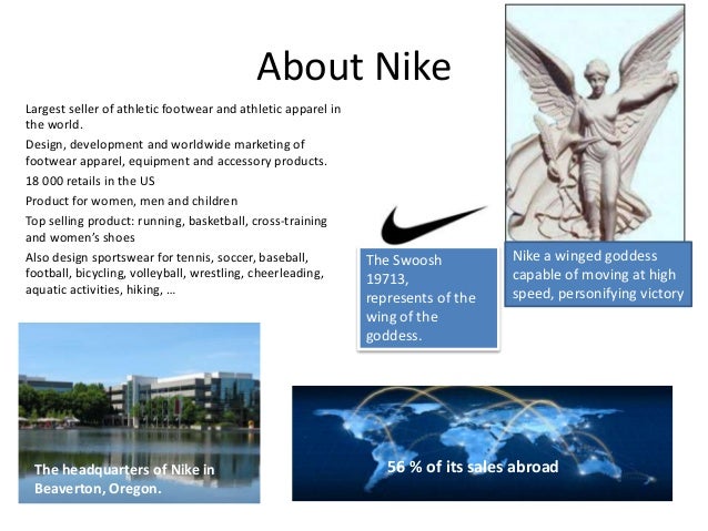 ... Innovation and knowledge \u2022 External analysis; 3. About Nike ...